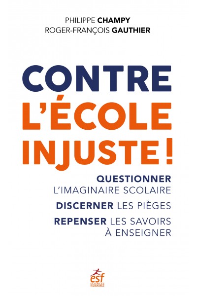 Contre l'école injuste